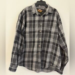 Men’s Harley Davidson 100% cotton flannel size large A935